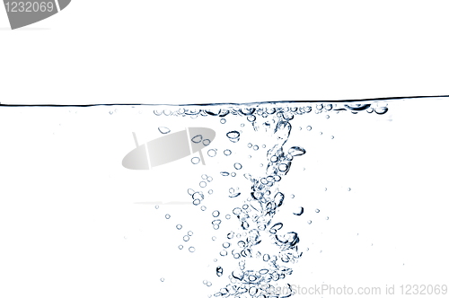 Image of fresh water with bubbles