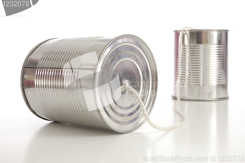 Image of tin can phone