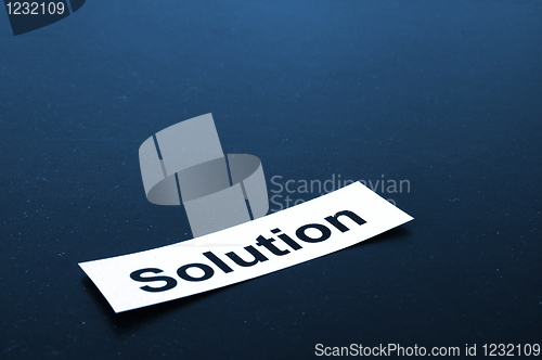 Image of business solution