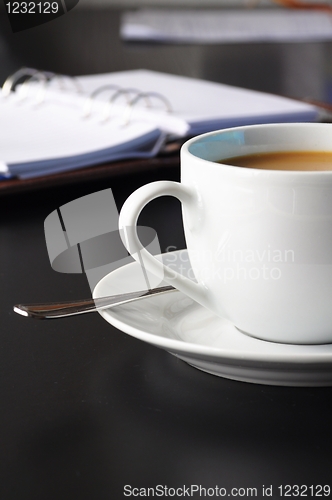 Image of coffee organizer on a table 