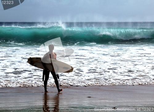 Image of pause in the surf