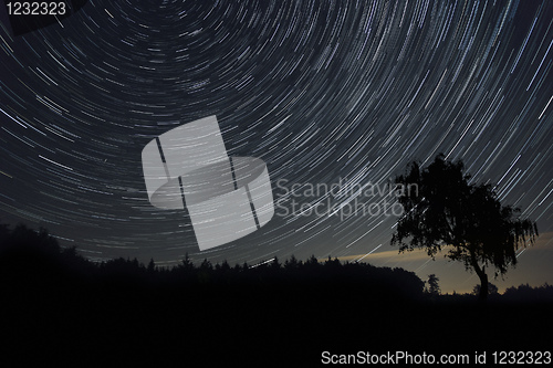 Image of star trails