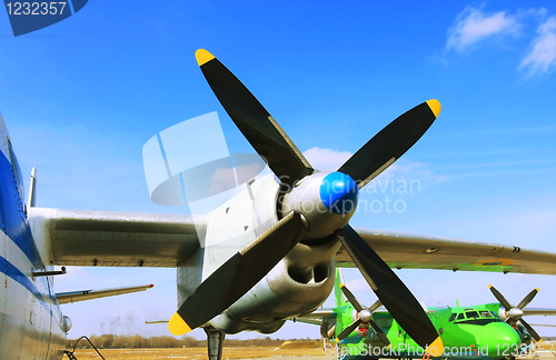 Image of aircraft propeller