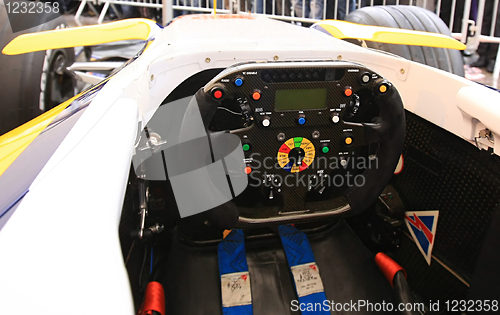 Image of Steering of competition car