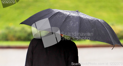 Image of Businessman in the rain