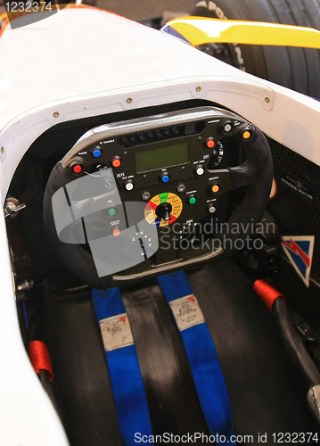 Image of Racing car streeing wheel