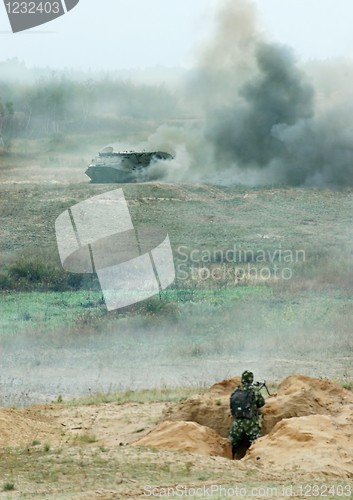 Image of Military training exercise