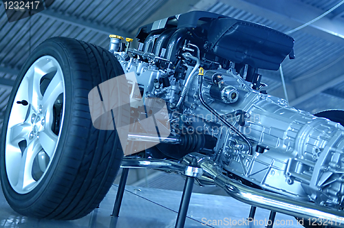 Image of wheel of a car