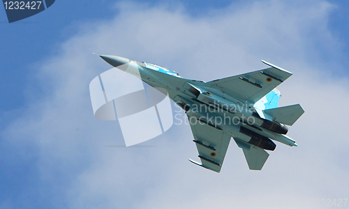 Image of Su-27 jet fighter