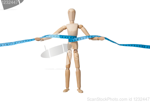 Image of Mannequin holding a measuring tape