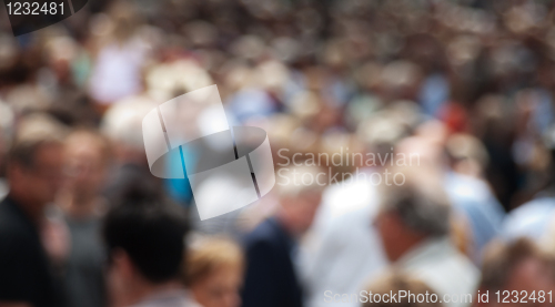 Image of Blurry crowd