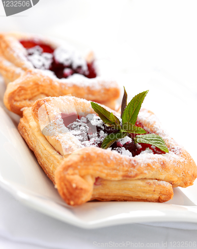 Image of Cherry puff pastry