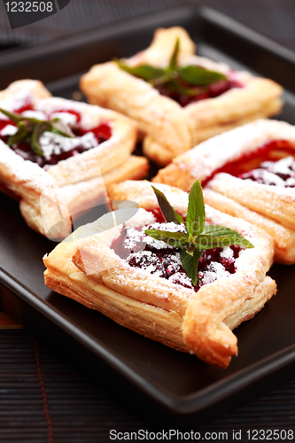 Image of Cherry puff pastry