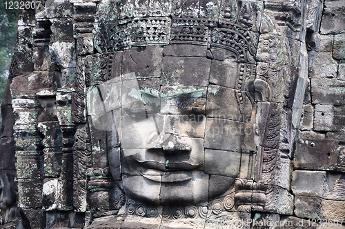 Image of Giant buddha statue at Angkor, Cambodia