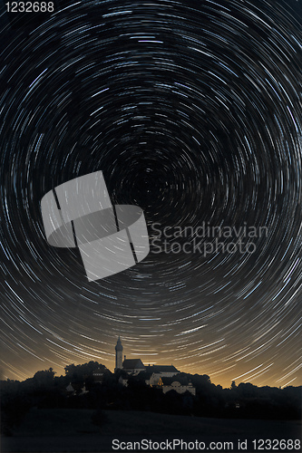 Image of star trails