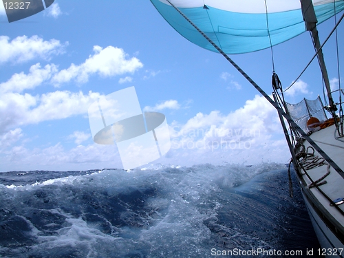 Image of sailing in the Atlantic