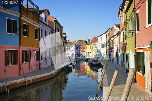 Image of Burano island houses