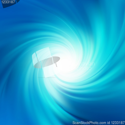 Image of Blue rotation twirl water. EPS 8