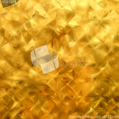 Image of Glow gold mosaic background. EPS 8
