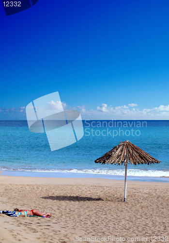 Image of alone in the beach