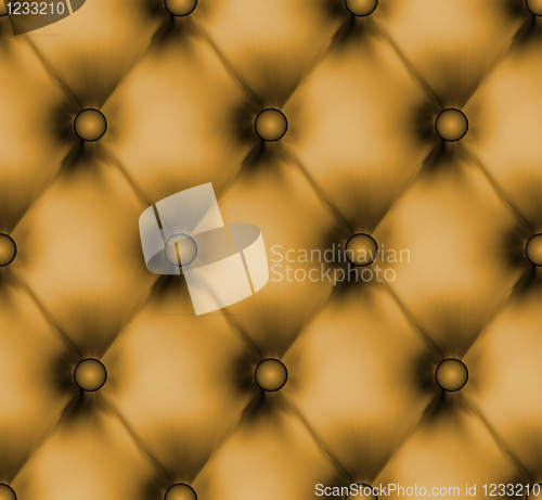 Image of Luxury buttoned leather pattern. EPS 8