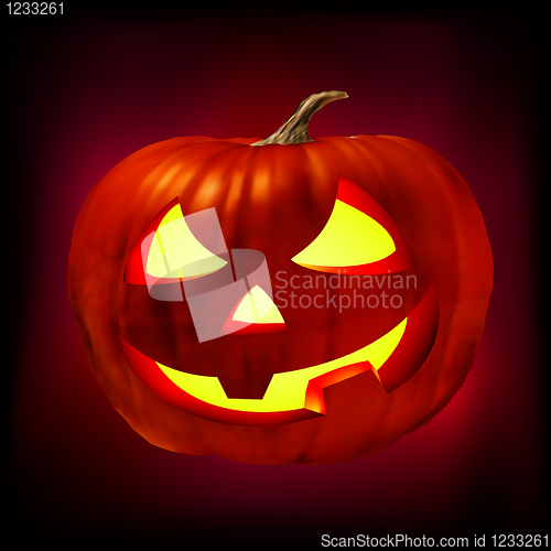 Image of Scary Jack O Lantern. EPS 8