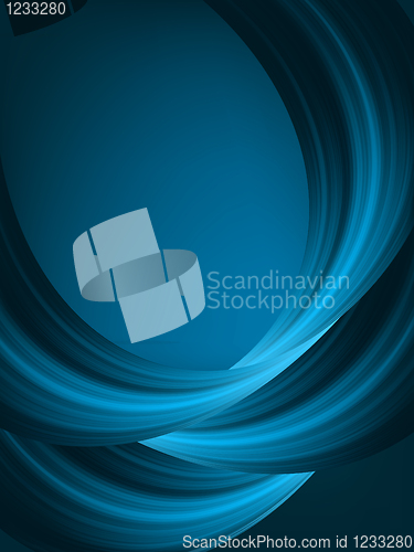 Image of Blue light wave vector background. EPS 8