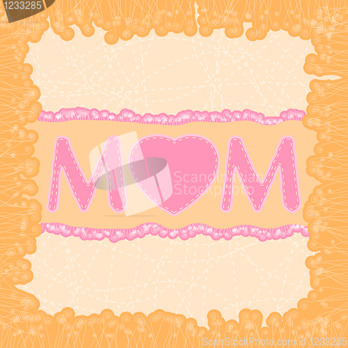 Image of Happy Mother's Day dard template. EPS 8