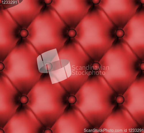 Image of Luxury buttoned leather pattern. EPS 8