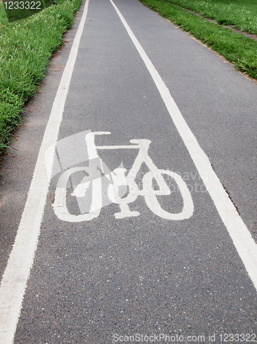 Image of Bike lane sign