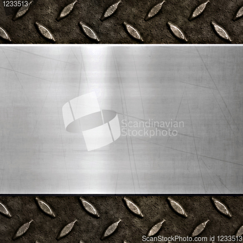 Image of old metal background texture