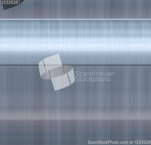 Image of polished stainless steel background