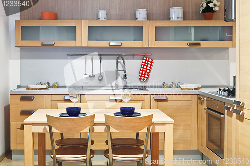 Image of wood kitchen
