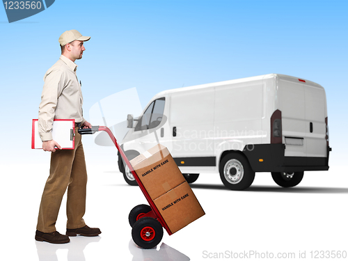 Image of delivery man