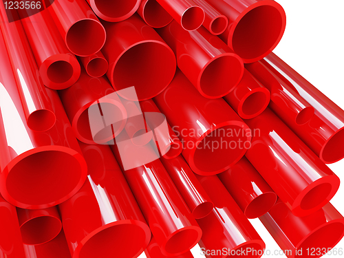 Image of red pipes