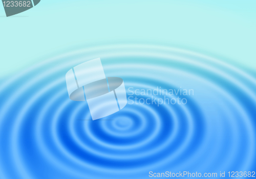 Image of rings of a water ripple