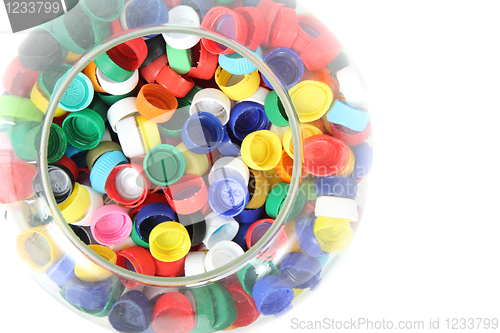 Image of plastic caps 