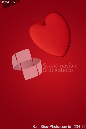 Image of Acrylic heart shape miniature