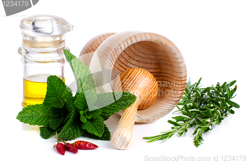 Image of Ingredients and spice for food cooking 