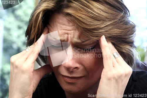 Image of woman in pain