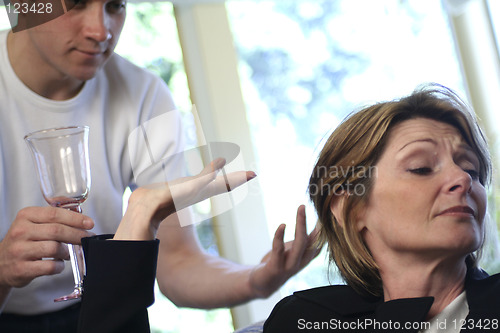 Image of couple arguing