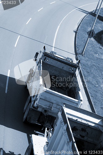 Image of truck on road