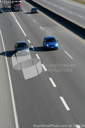Image of cars on freeway