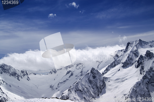 Image of Caucasus Mountains. Dombay.