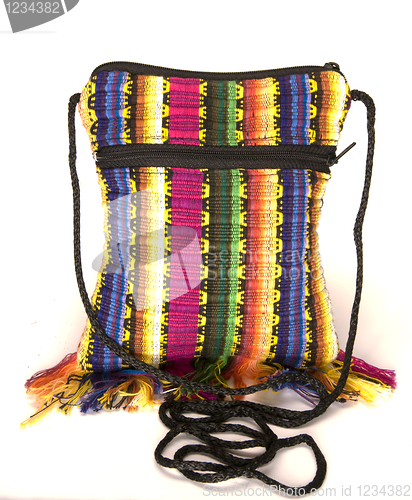 Image of shoulder bag change purse made in Nicaragua