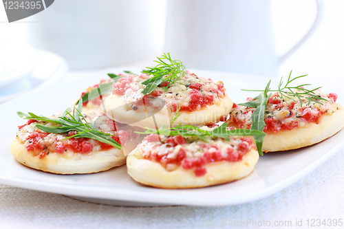 Image of Small cakes as appetizer