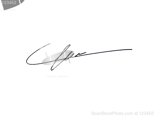 Image of signature