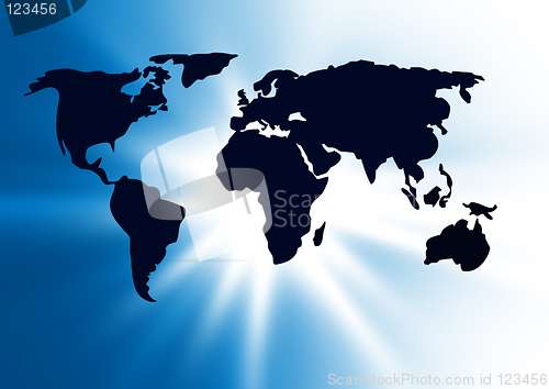 Image of world map