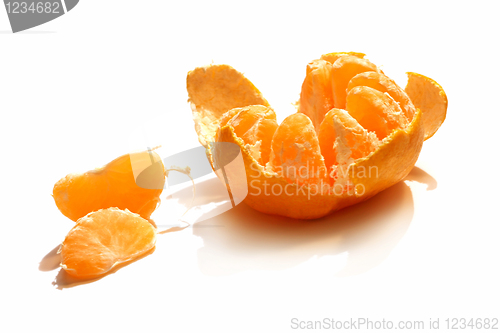 Image of mandarin isolated on white