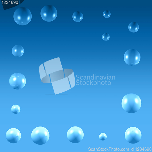 Image of abstract air bubbles background